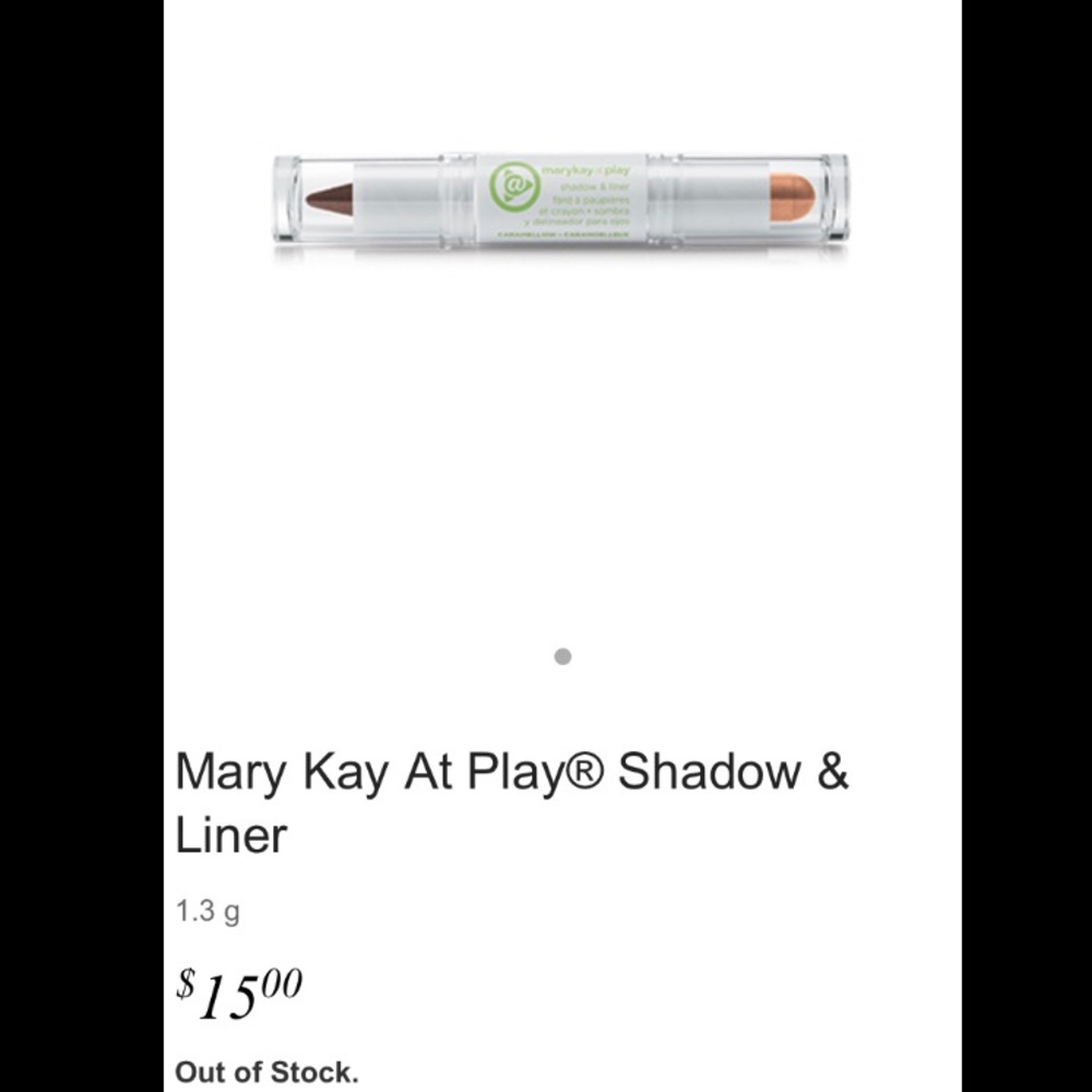 Mary Kay shadow & liner (Caramellow)